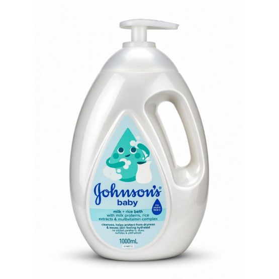 Johnson's Baby Bath Milk + Rice 1000ml